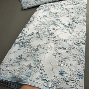 2024 Chất lượng cao Nigeria Jacquard Fabric Afracan ren vải thổ cẩm vải ren để may váy tiệc cưới phụ nữ TY3464 12 Brodery màn hình bán hàng chính - №10