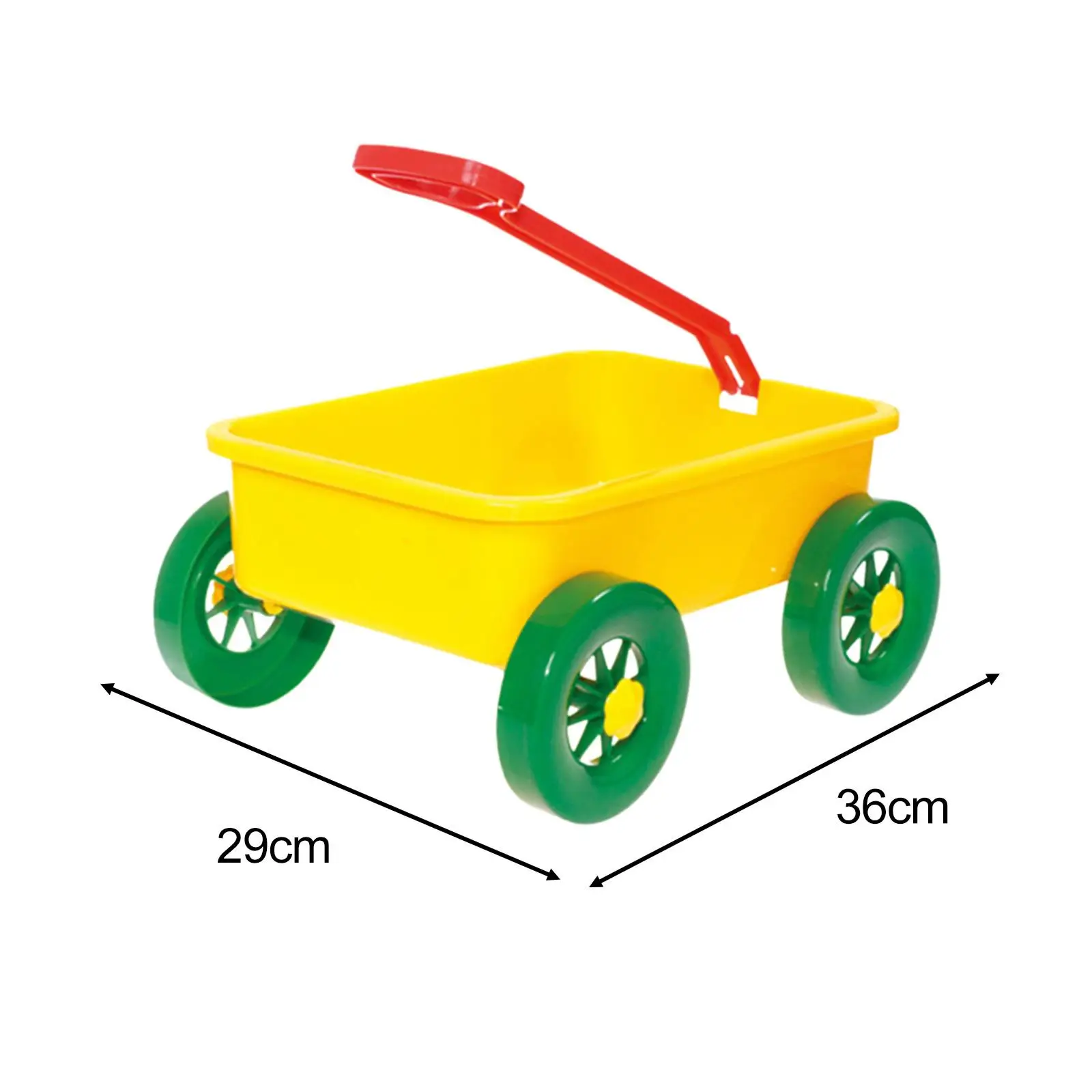 Pretend Play Wagon Toy Beach Activities Beach Game Toy Pull Car Toy Sand Toy