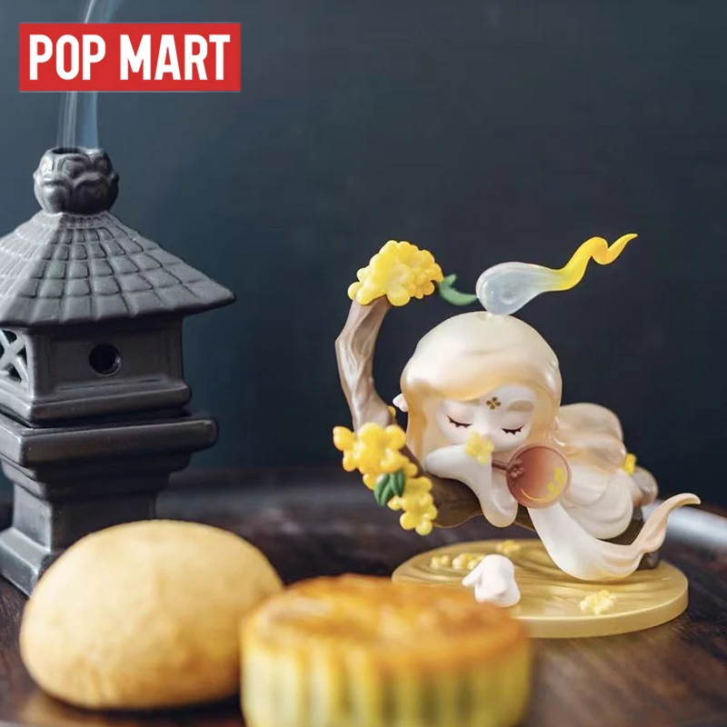 

POP MART CHAKA Moon Gazing Series слепая коробка Guess Bag украшение для рабочего стола слепая сумка игрушки аниме фигурка милая модель подарок девушке