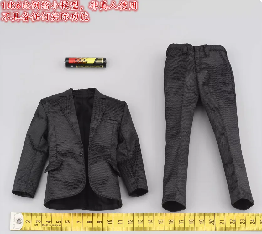 

DAMTOYS GK028 1/6 Male Soldier Suit Coat&Pants Model for 12'' Cube 8 Kill Joy