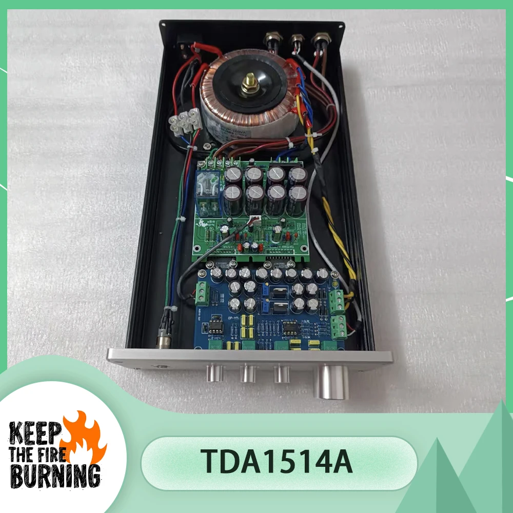 

For TDA1514A Amplifier Board 6010 Amplifier Voltage：200w Power:2*50W Input impedance：22K 10*10cm