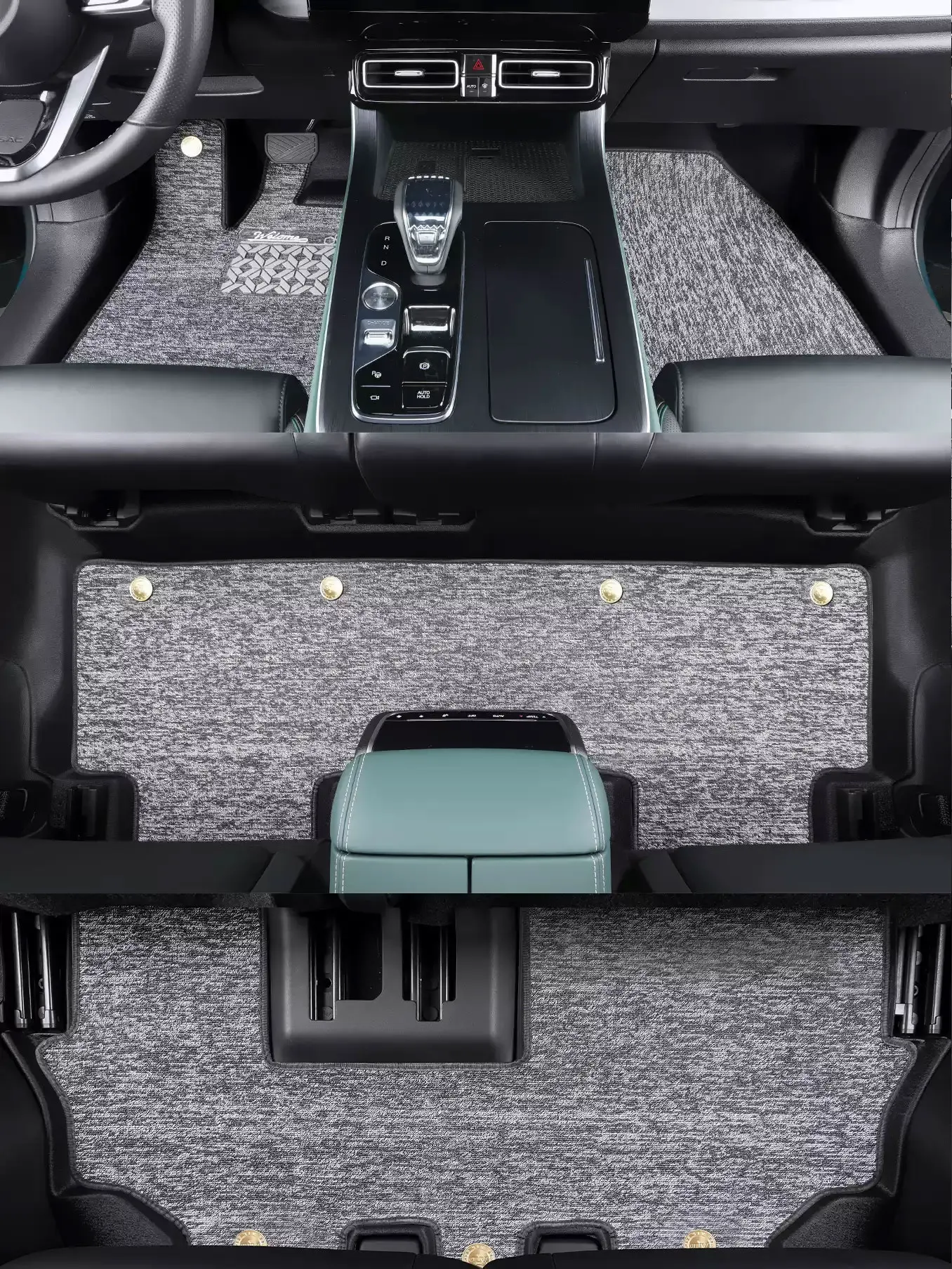 Left-Hand Drive Car Custom Fit Floor Mat For GAC Trumpchi GS8 2017-2026 Floor Liner Cover Foot Pad Protector Full Coverage