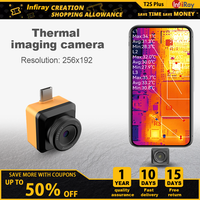 InfiRay T2S Plus Thermal Imager IR Camera Imaging Thermometer PCB Fault Diagnosis Detect Repair For Phone Android TypeC 25HZ
