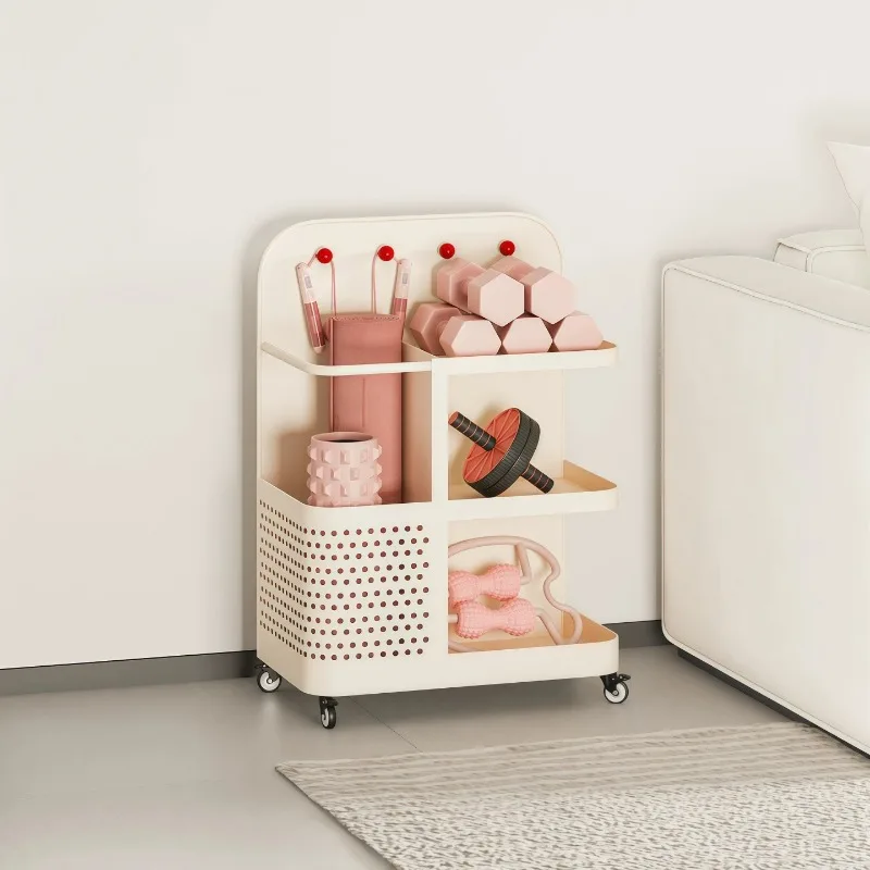 Yoga Mat Storage Basket Movable Fitness Equipment Foam Axis Dumbbell Equipment Basket