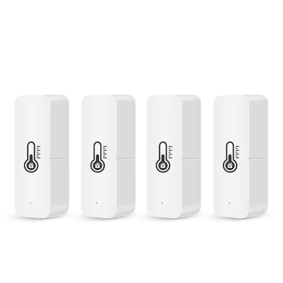 X10A 4Pcs Tuya WiFi Smart Temperature Humidity Sensor Indoor Humidity Sensor APP Monitoring for Home Assistant