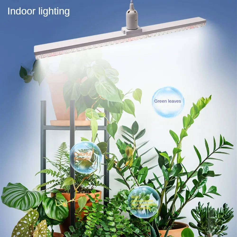 

40W LED Full Spectrum Lens Plant Growth Lamp, E27 Screw Balcony Fill Light, Seedling Lamp, Fish Tank Algae Lamp Grow Kit