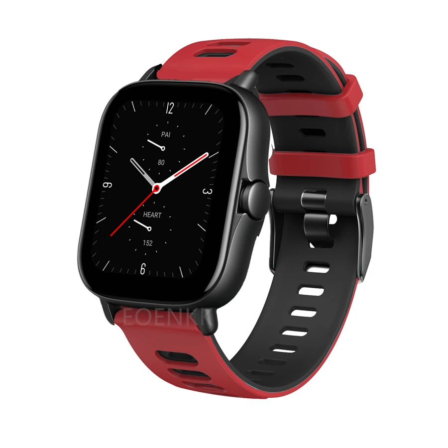 Pulseira de relógio inteligente para amazfit gts 2/2e pulseira de pulso para xiaomi amazfit gtr 2 2e/bip s/u pro/gts 2 mini pulseira de silicone correa