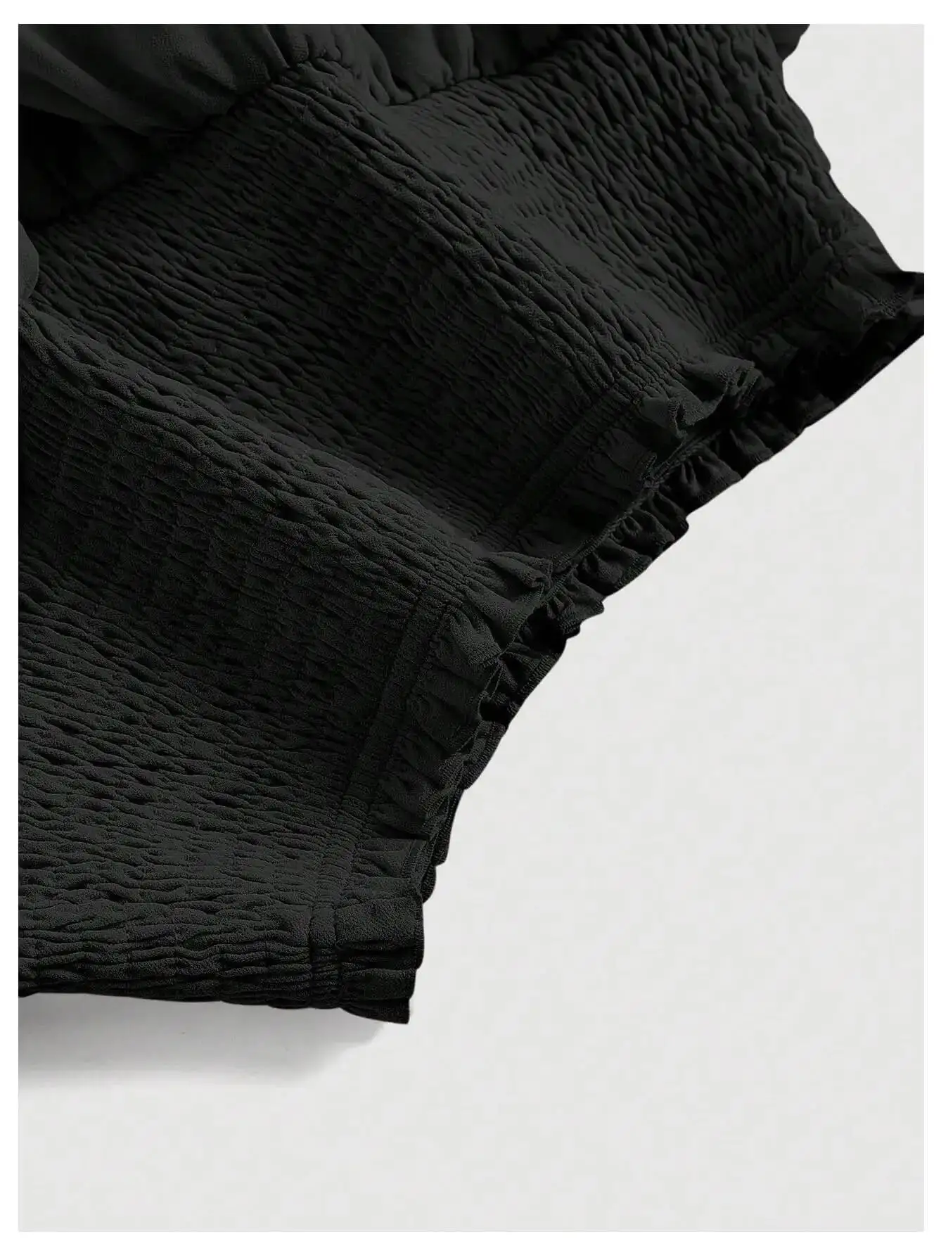 Women's High Waist Mini Skirt Peplum Layered Casual All Season Basic Solid Preppy Flared A-Line Skirts JK Sweet Korean 08AU