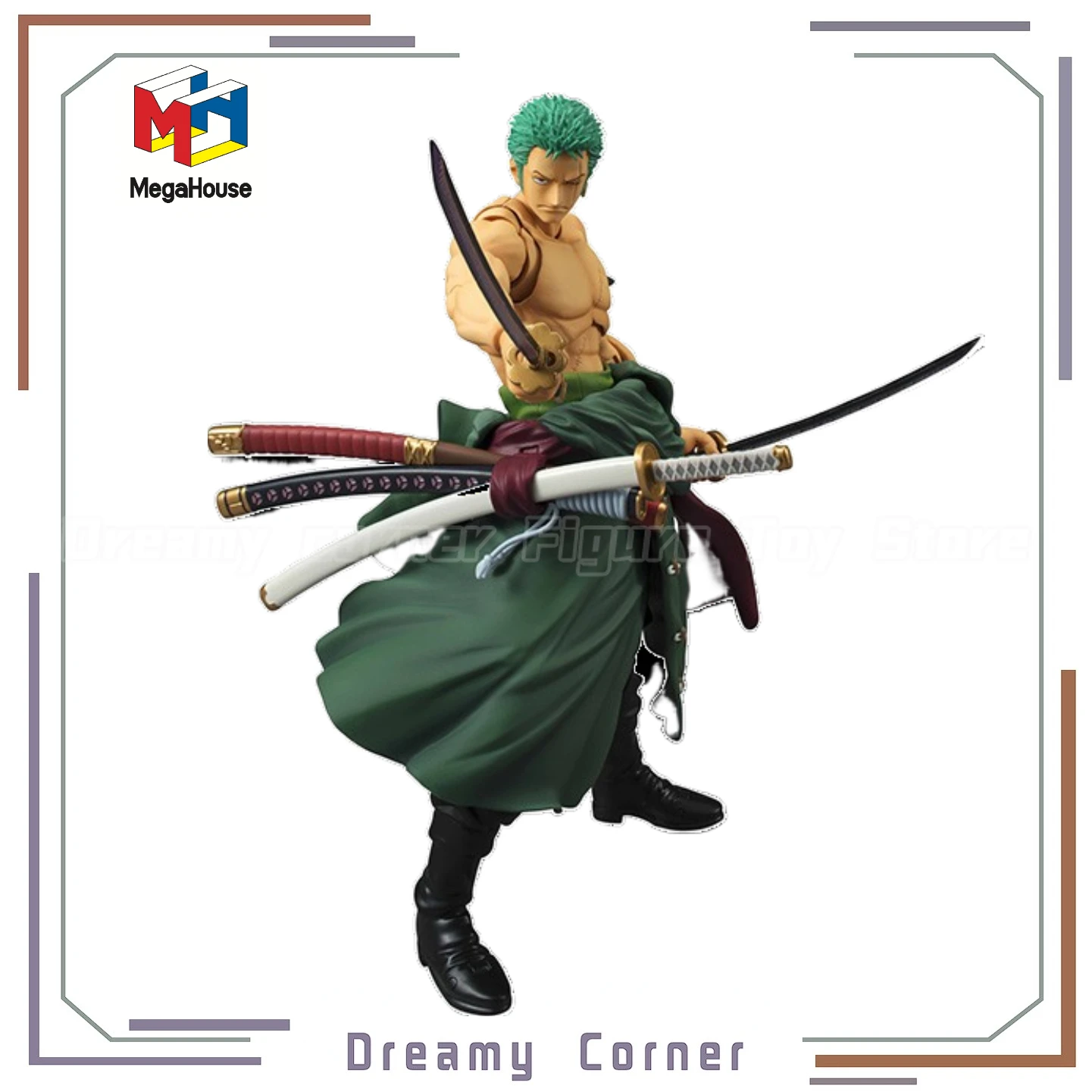 【En stock】Original MegaHouse héroes de acción Variable ONE PIECE Roronoa Zoro colección de figuras de acción modelo de juguete