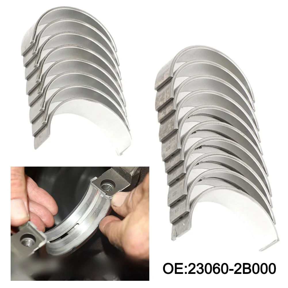 

18Pcs 21020-2B100 Crankshaft Main Rod Bearing Kit For Hyundai For Accent For Verna 2012-2019 Replacement Car Accessories