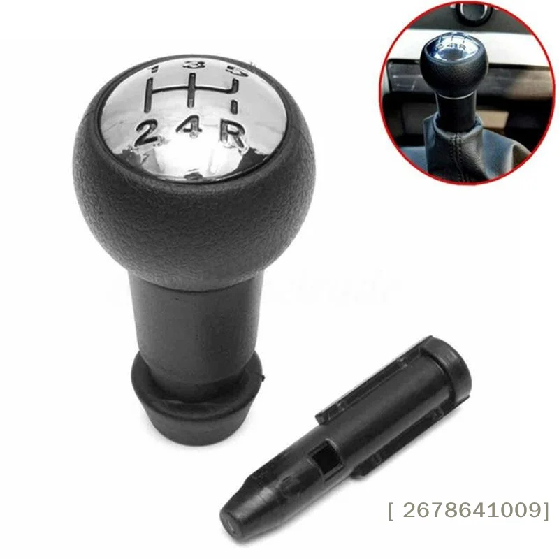 ⚑For 206 207 307 For C1 C2 C3 C4 New Quality Accessories 5 Speed Car Manual Transmission Auto Gear Shift Knob Lever Handle
