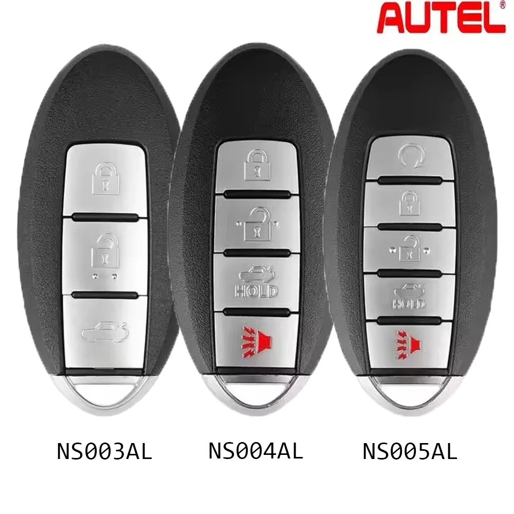 

Autel PREMIUM Type IKEY NS003AL/NS004AL/NS005AL Universal Smart Remote Key 315MHz/433MHz for Nissan Use for KM100 IM508 IM608