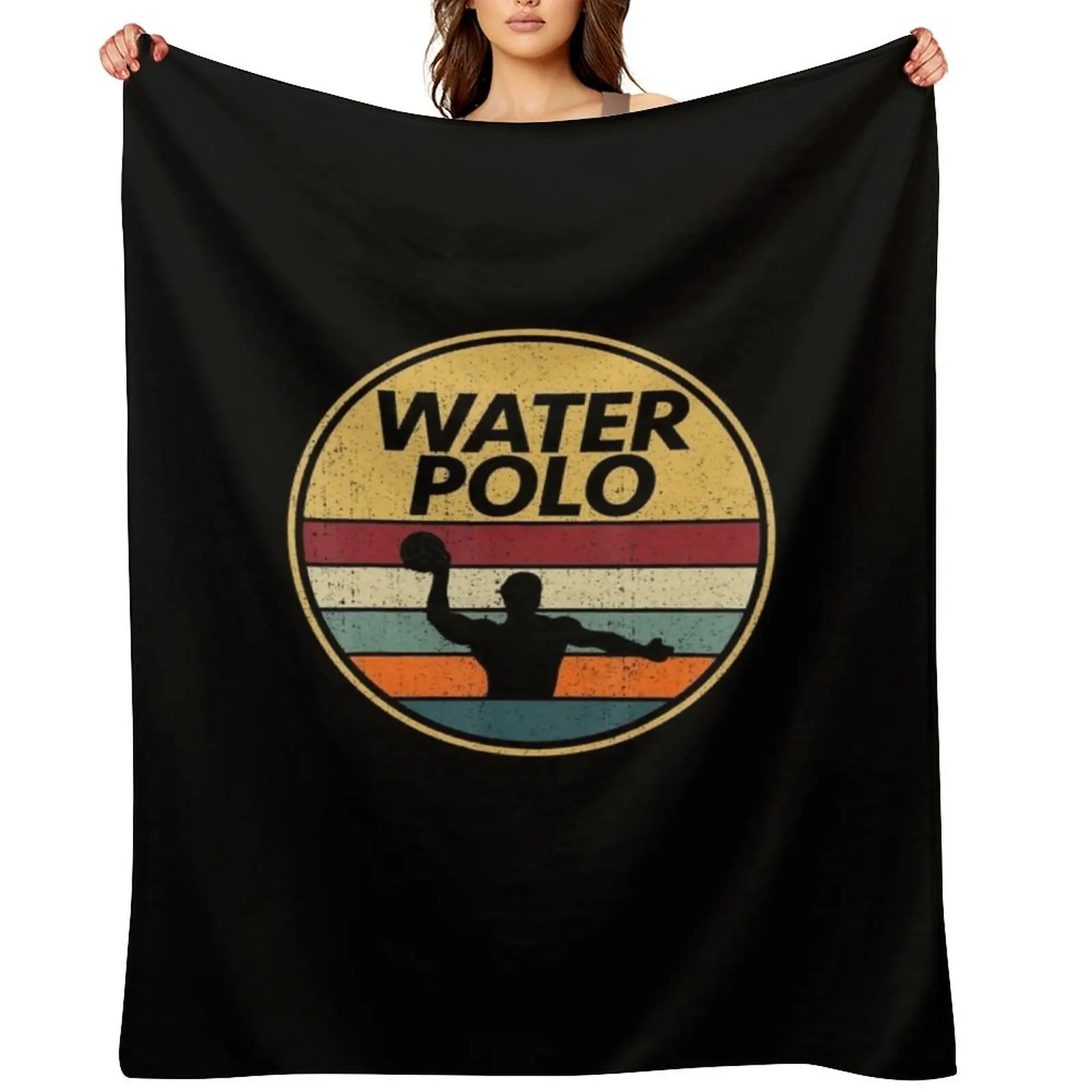 

Retro Water Polo Vintage H2 Polo Waterpolo Throw Blanket for babies Decorative Sofa Thermal Nap Blankets