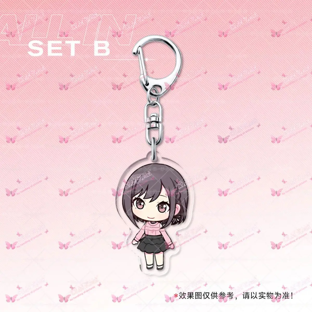 مشروع Sekai أنيمي Kagamine رين Kamishiro Rui Akiyama Mizuki سلاسل المفاتيح لطيف أنيمي المفاتيح الاكريليك الديكور حلقة رئيسية الهدايا