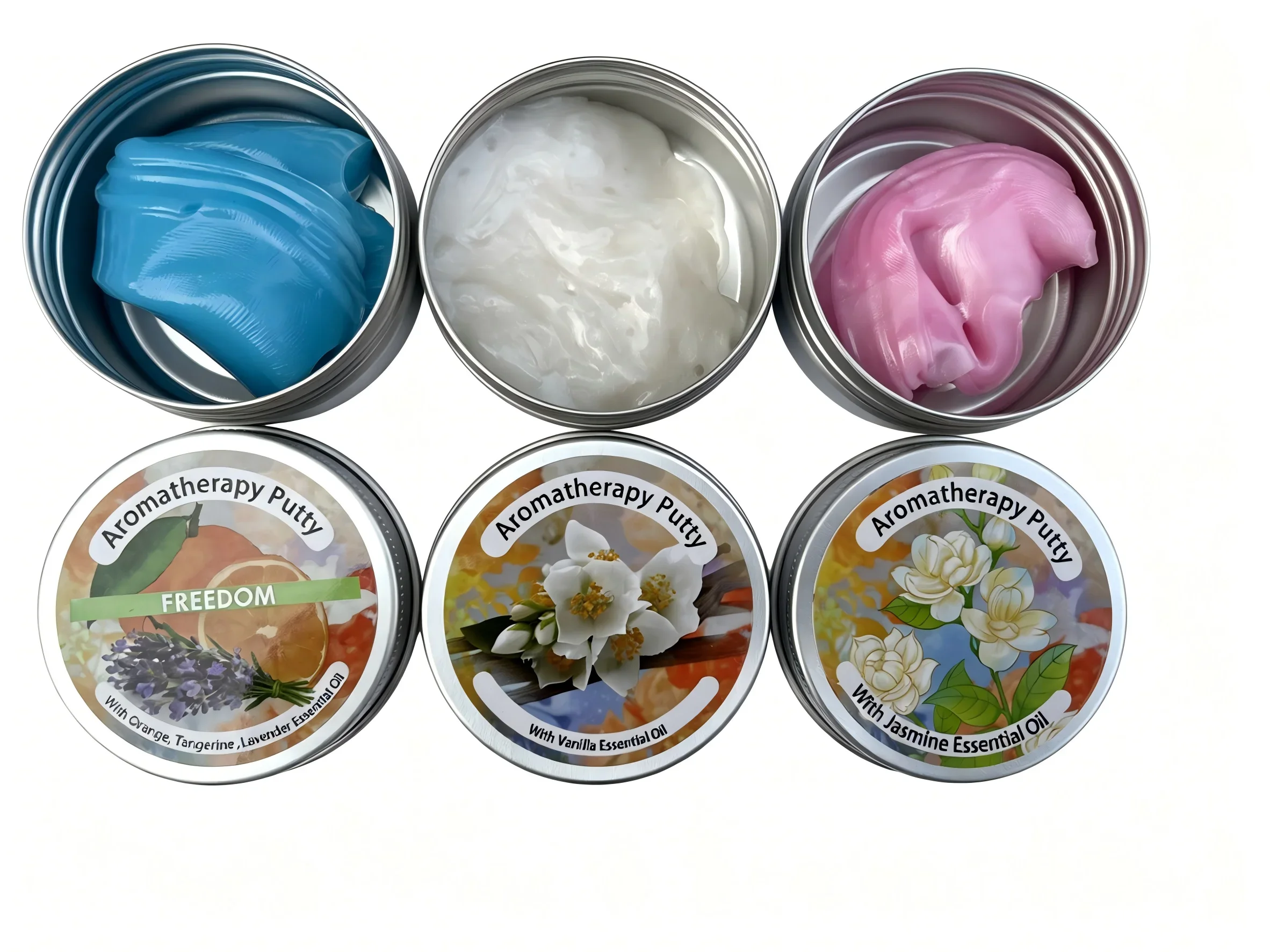 Aromatherapy putty with Essential Oil  ,Sensory tools , Scented putty ,Aroma thinking putty to relax  body and calm mind ，1oz