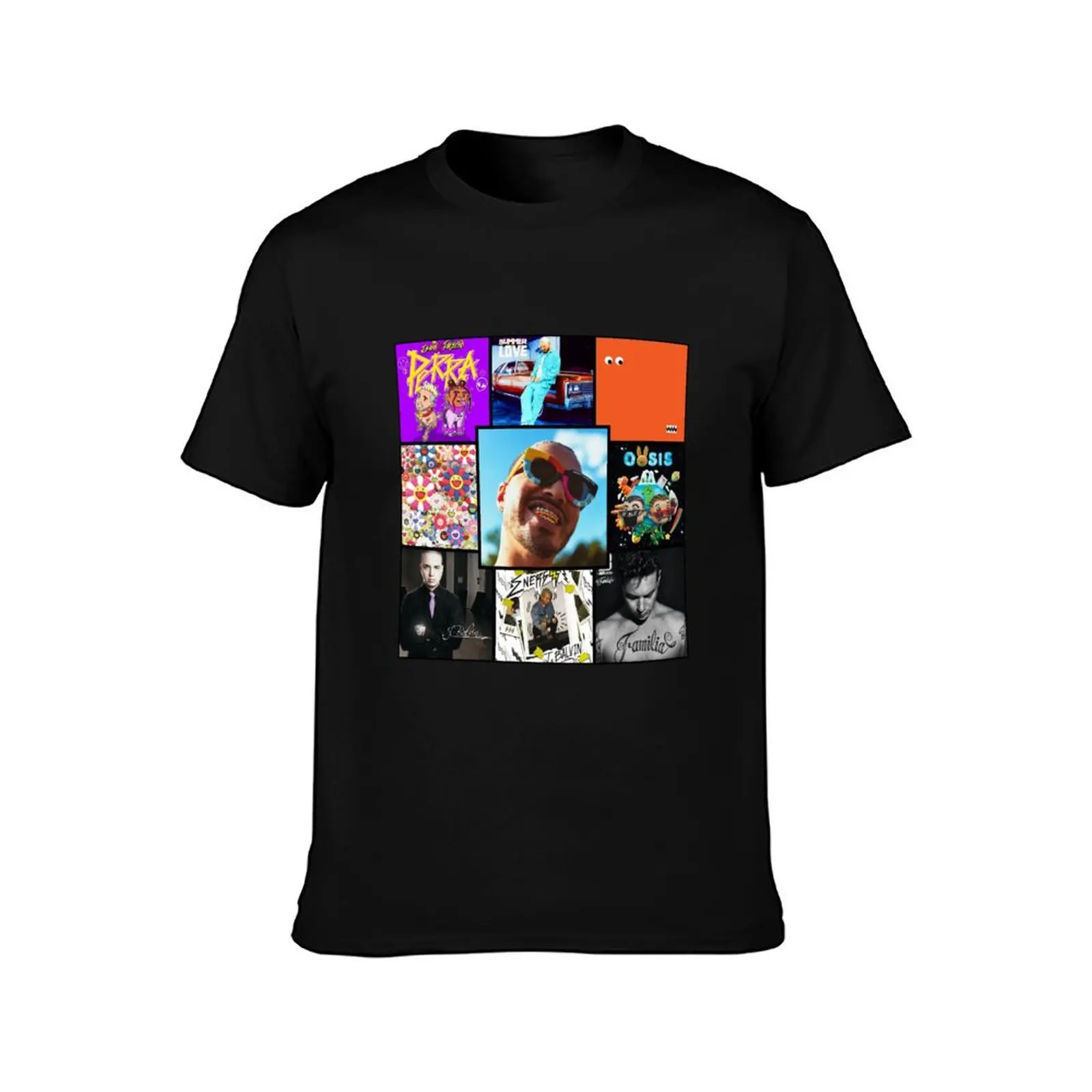 JBalvin Greatest Albums T-Shirt graphic shirts cute clothes anime stuff black t-shirts for men