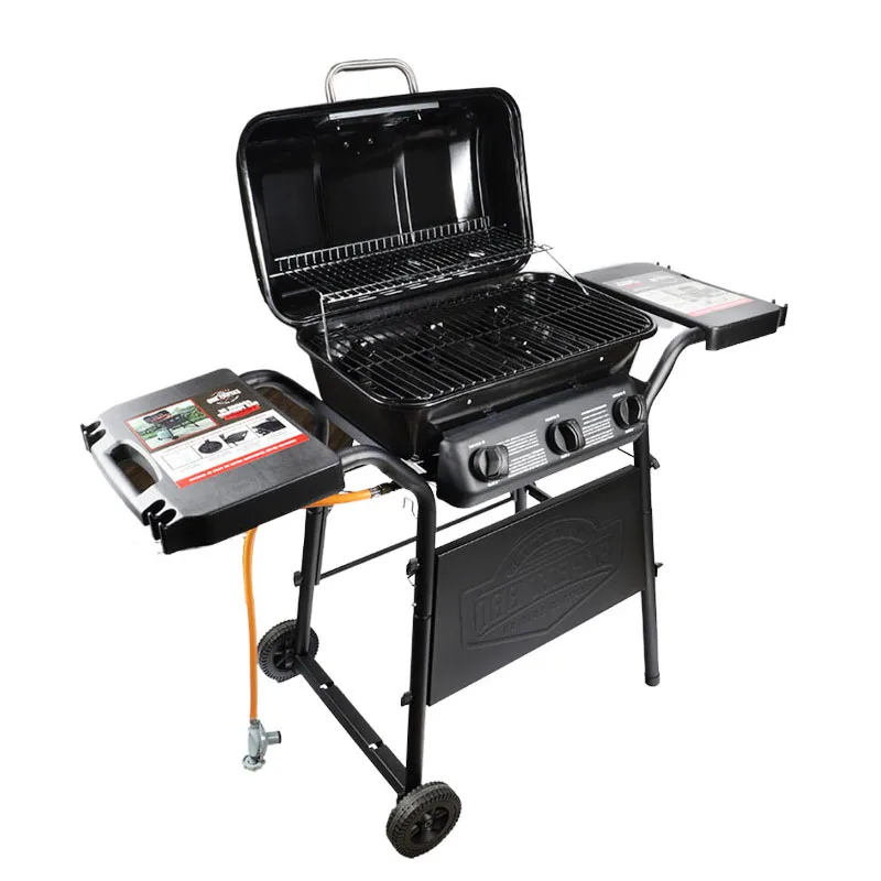 American Style Outdoor Camping Gas Grill Garden Classic Trolley Gas Barbecue Bbq Grill