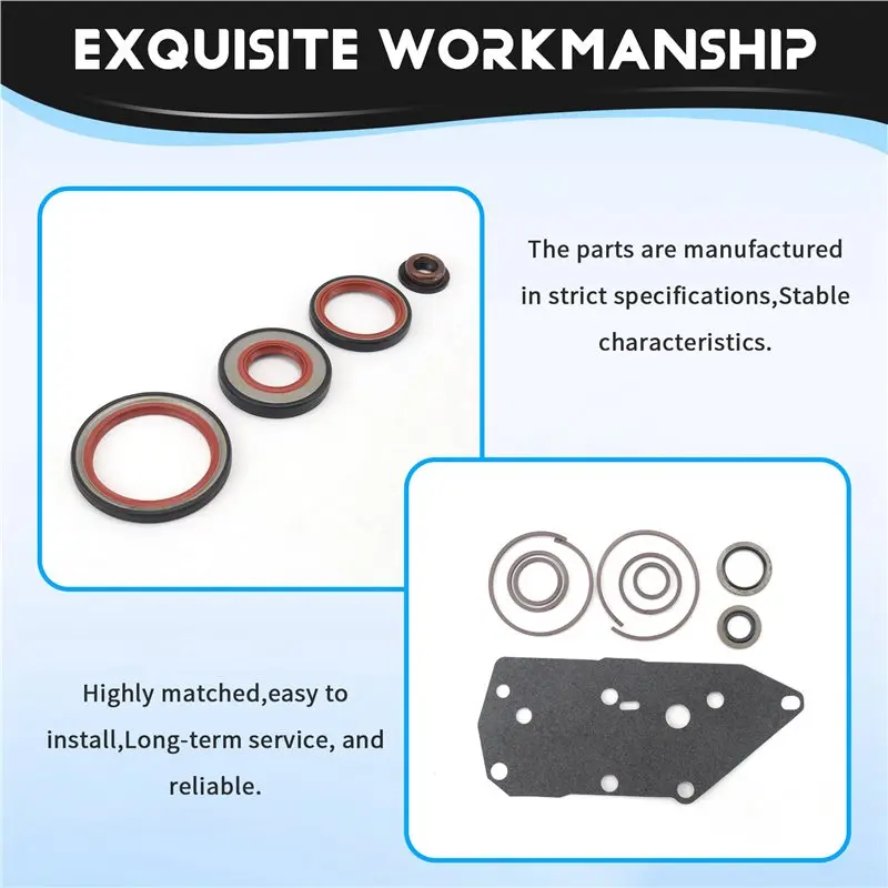 AA92-K155900A 155400 DPO AL4 Auto Transmission Master Overhaul Repair Kits Half Shaft Oil Seal For Citroen view 4