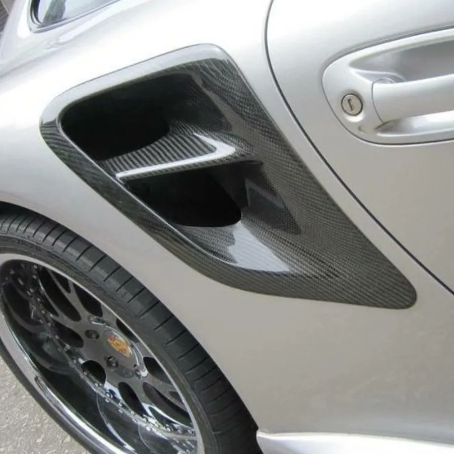 Carbon fiber rear fender trend for Porsche 911 Turbos 997 retrofit