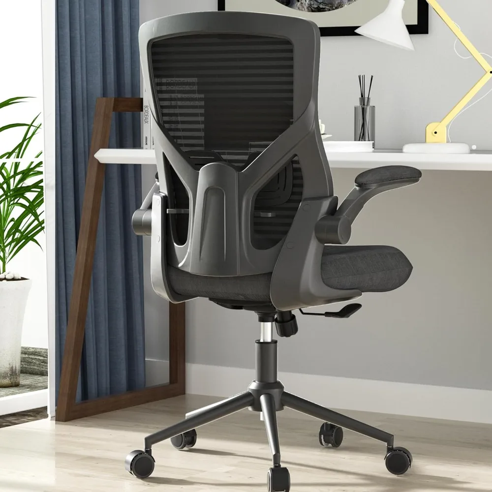 

Office Chair, High Back Desk Chair with Adjustable Lumbar Support, Ergonomic Mesh Computer Chair with Premium Cold-Cured Cushion