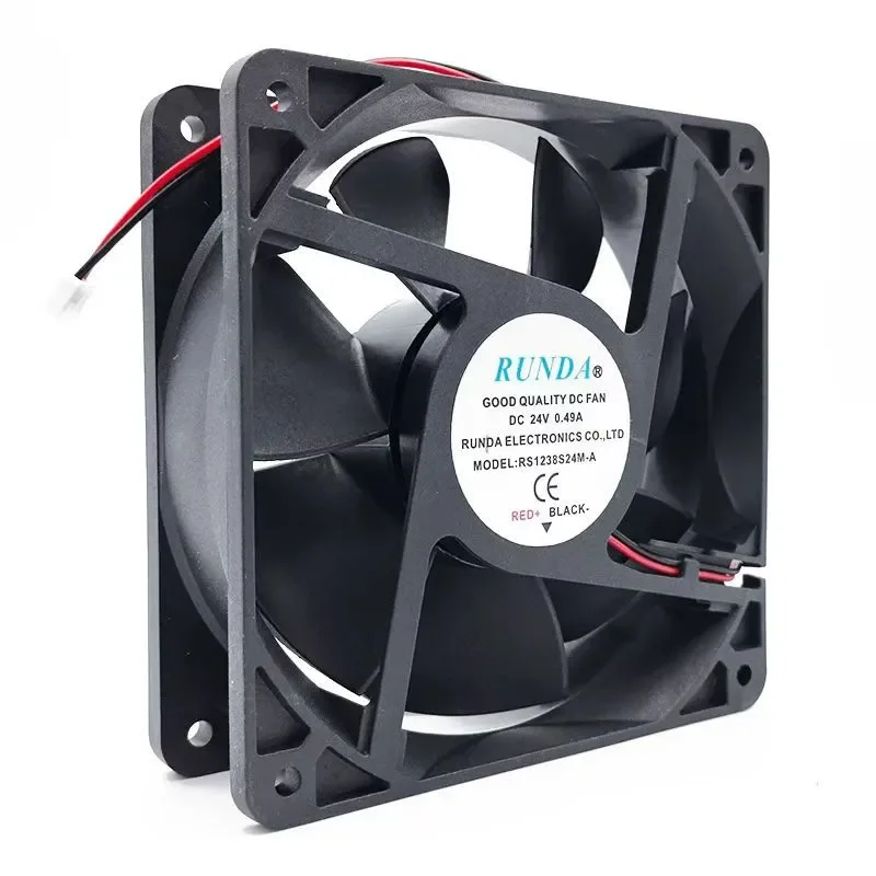 for RUNDA RS1238S24M-A 12CM 12038 24V 0.49A Welding Machine Cooling Fan