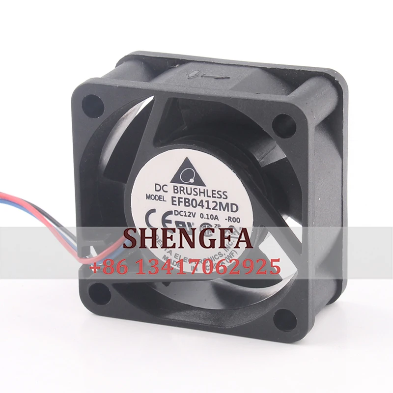 

Cooling Fan Inverter Double Ball Bearing Switch Delta DC 12V 0.10A EFB0412MD-R00 4020 4CM Three-wire EFB0412MD-R00