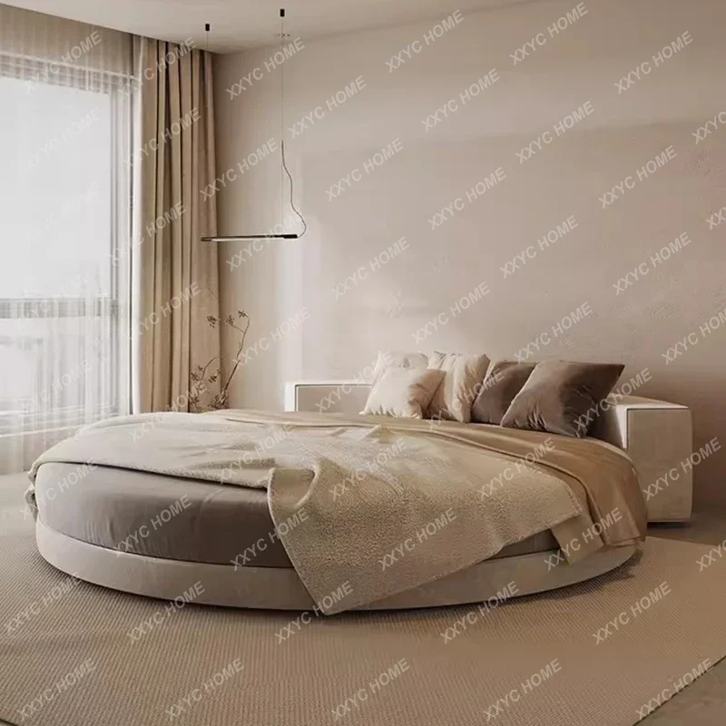 AAhot Sale Bed Frame Double Modern Cheap Aesthetics Minimalist Bed Safe Wood Home Furniture view 5