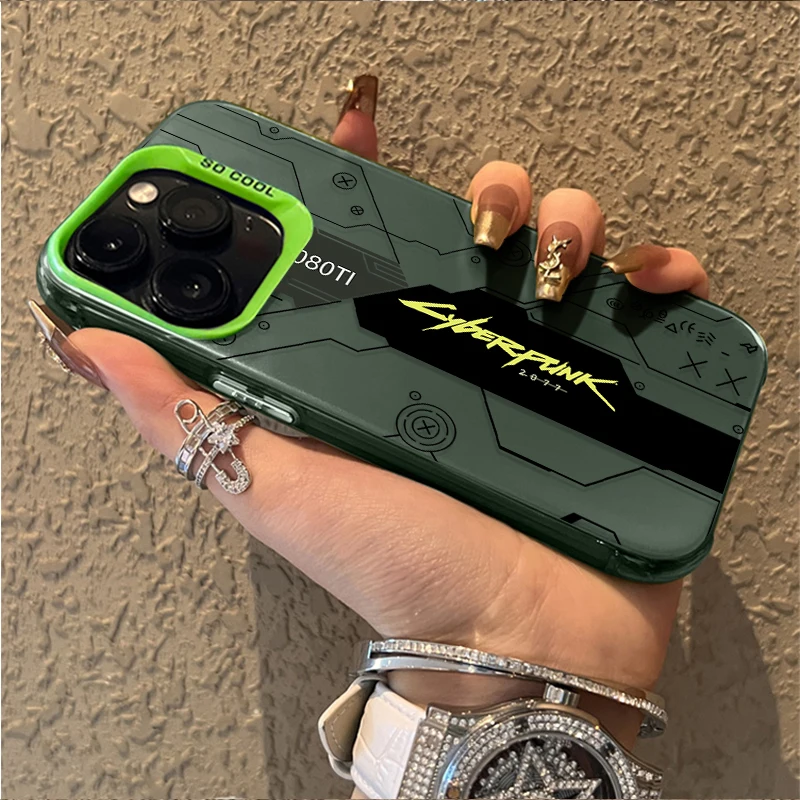 Funda C-Cyberpunk de lujo para Xiaomi 14T 13T 12T 14 13 Pro 11 Lite 5G NE POCO X7 X6 X5 X3 NFC F3 F4 GT F5 F6 M5S C65 C75 M6 Pro