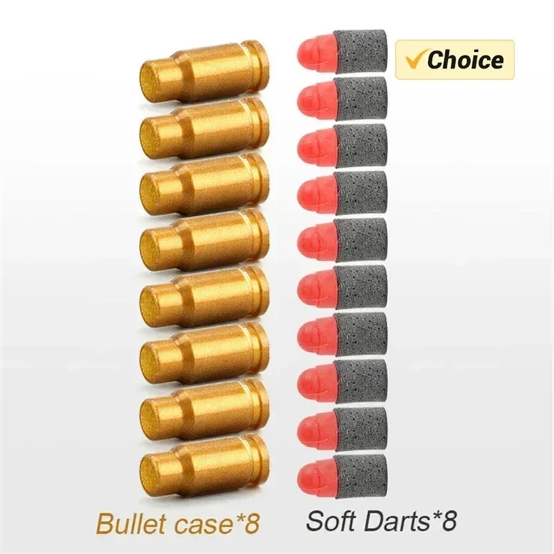 TISNERF New Soft Bullet For Glock/M1911/UPS/Desert Eagle Toy Gun