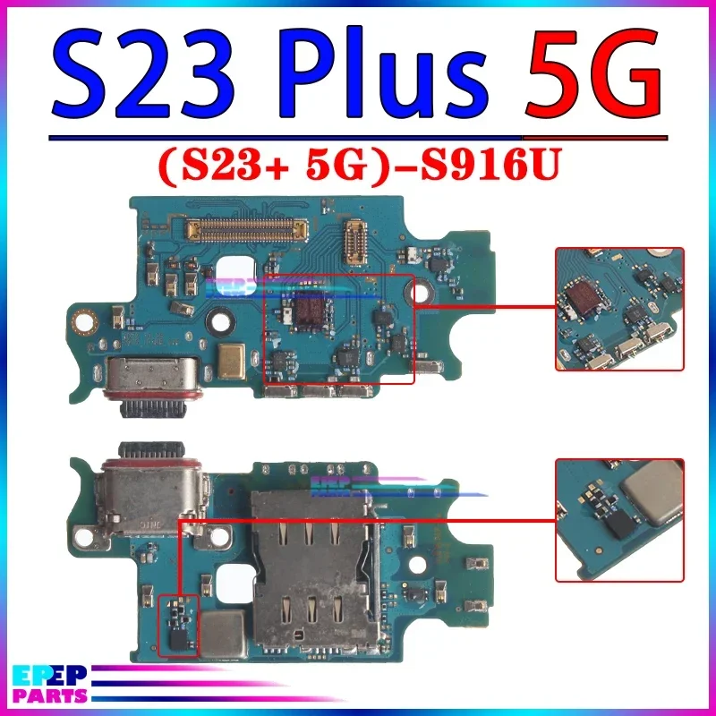 Usb Dock Charger Port for Samsung Galaxy S901 S906 S908 S911 S916 S918 0 B U N S22 S23 Plus Ultra Charging Board Module