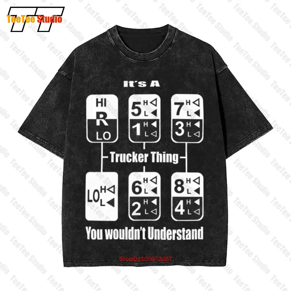 

Винтажная футболка большого размера It's A Trucker Thing Truck Trury Driver Z5T7