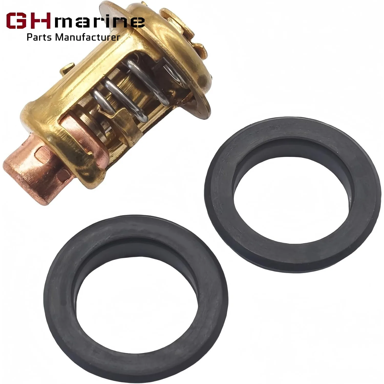 

Outboard Thermostat for Yamaha 4 Stroke 2.5 4 6 8 9.9 15 25 30 40 50 60 70 80 100 HP Motors Replace 66M-12411-01 6G8-12411-01