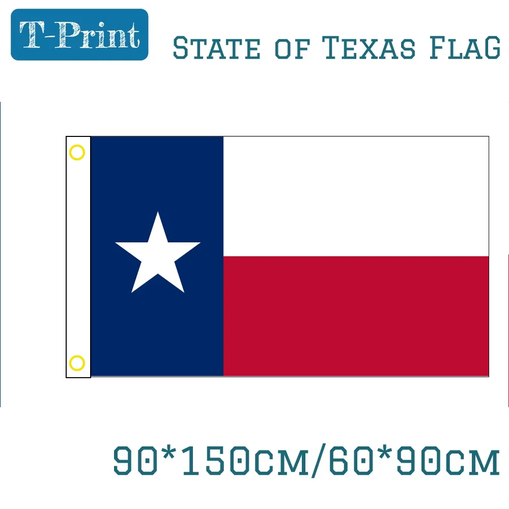 

3x5ft State Of Texas American Flag Hot Selling 90*150cm 60*90cm High Quality Polyester Car Flag