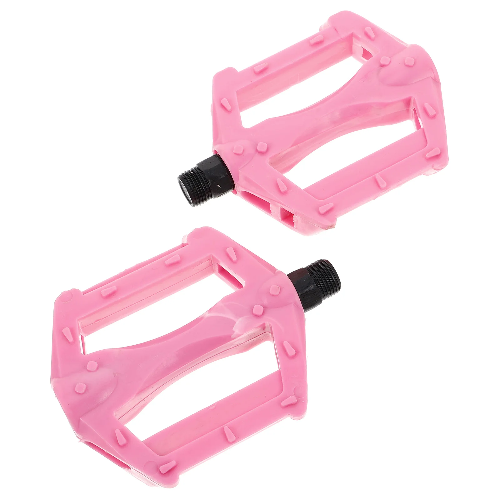 Bicycle Pedals Kids Bike Accessories Children Non-slip Iron Pink Flat Road Replacement