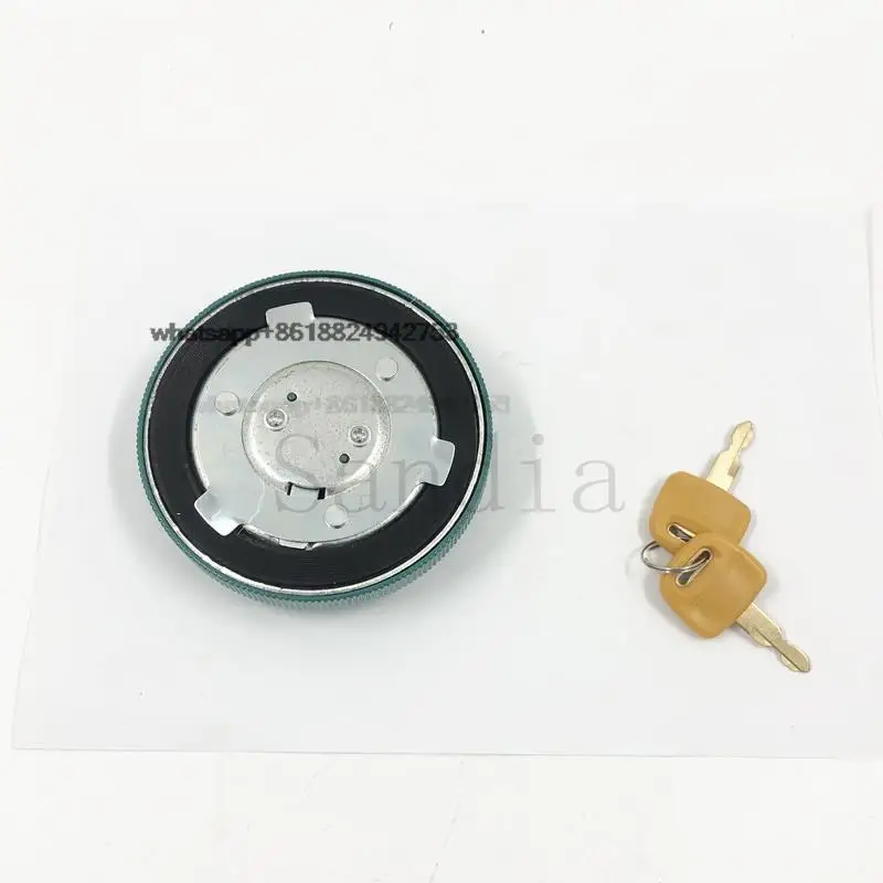 Excavator part Fuel tank cover for SK Very Good quality PW20P01282PA Fuel Tank Cap with keys SK200