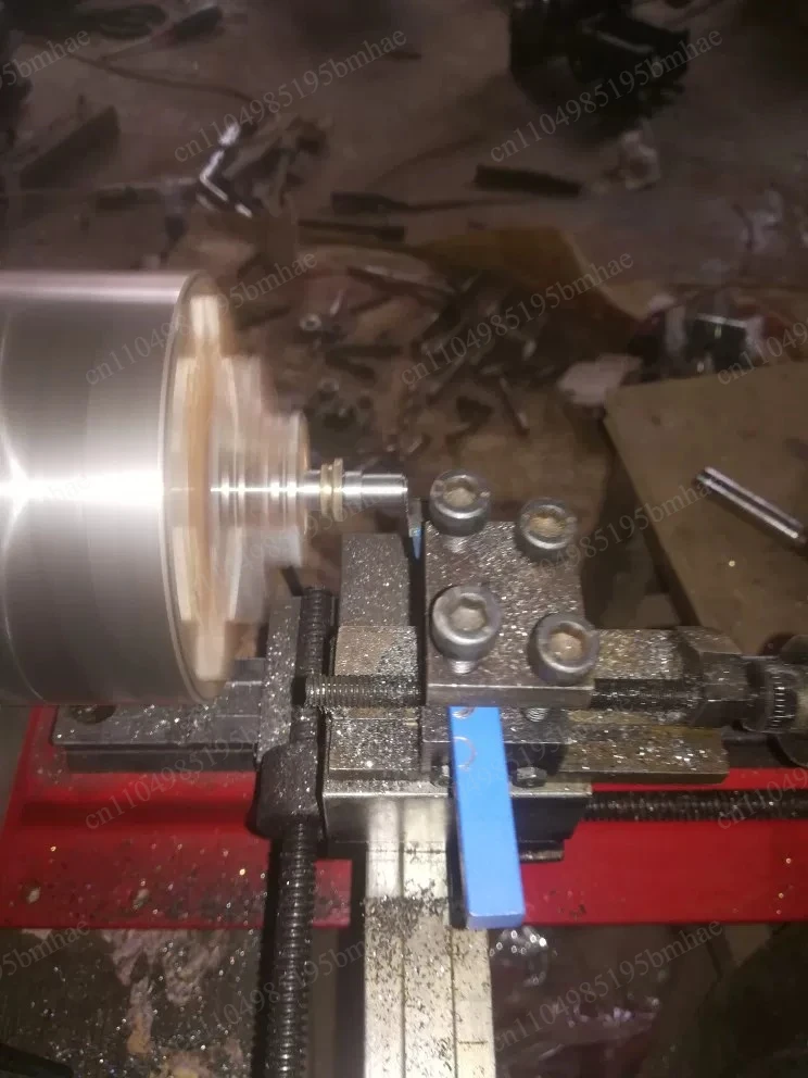 Mini Desktop Lathe/DIY Household Instrument Lathe/Metal/Watch/Woodworking/350W Household Lathe