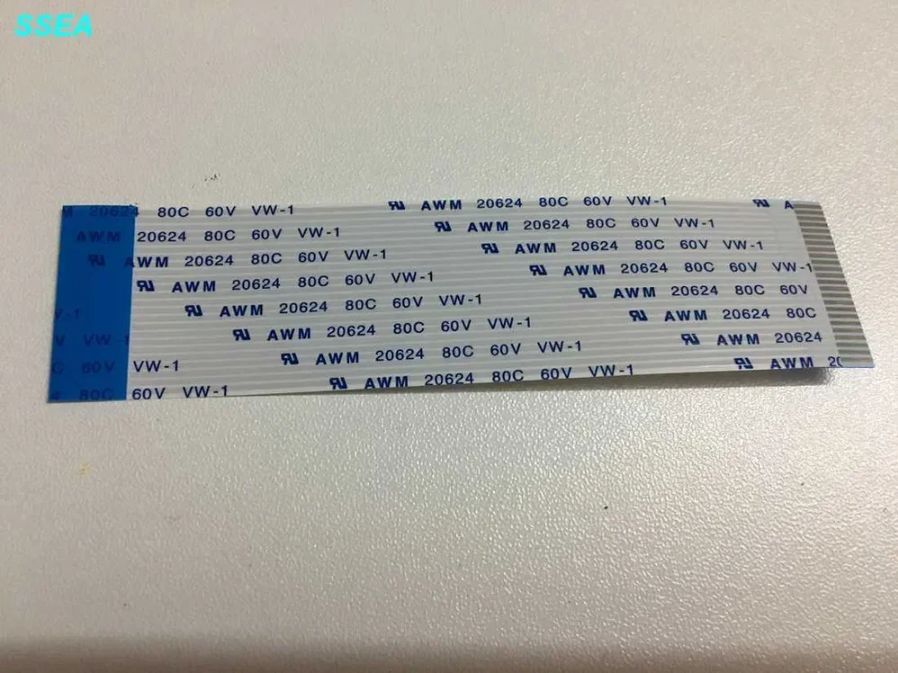 New 1.0mm Pitch 1.0 MM Spacing 24P 18P 20P 26 Pin 26p 150mm 200mm FFC FPC Flexible Flat Cable Reverse Direction