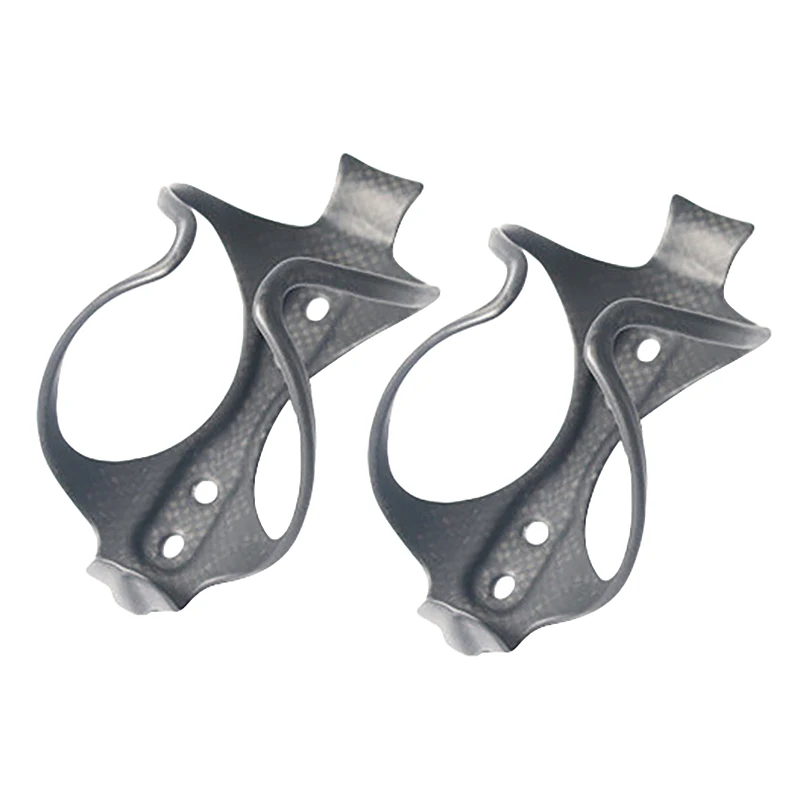 New 2 PCS Road Bicycle Full Carbon Fibre Water Bottle Cages Lightest Mountain Bike Carbon Bottle Holder Cages