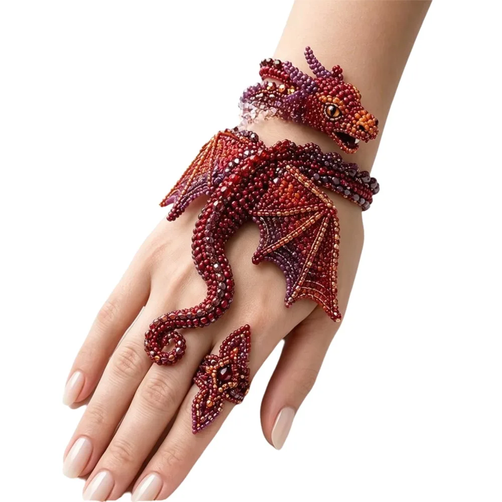 Animal Design Animal Shaped Bracelet Beginner-Friendly Beaded Animal Kits Beaded Bracelet Kit Hand Jewelry Craft