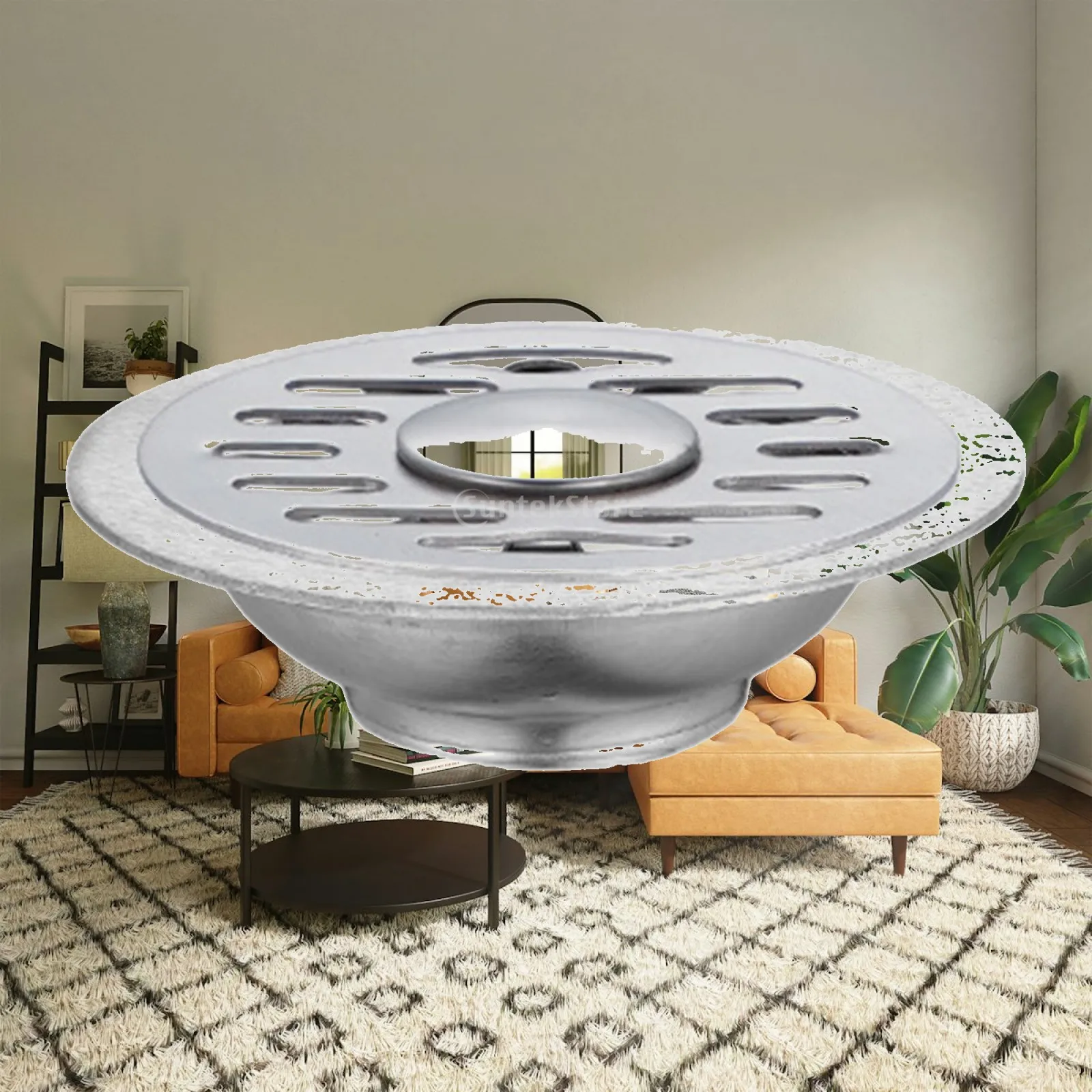 Floor Drain Antiodors Anti Backflow Effective 12cm Pool Water Outlet for Kitchen