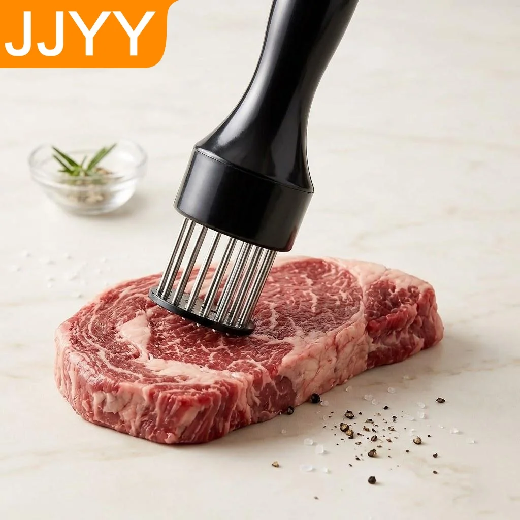 

Automatic Stainless Steel Meat Tenderizer Hammer for Steak Beef Chicken Kitchen Cooking Tool Professional Rebound Mallet