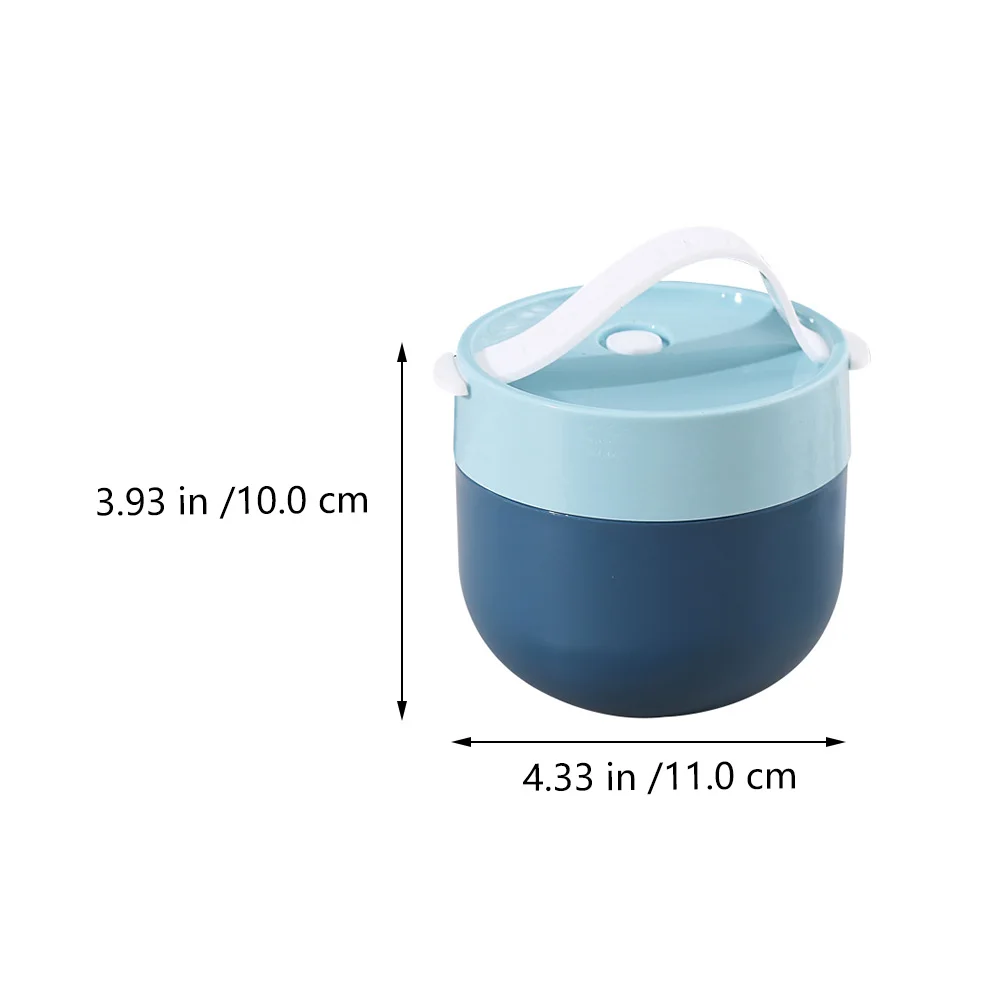 

Portable Soup Cup Breakfast with Lid Cereal and Milk Container Cups for Work Travel
