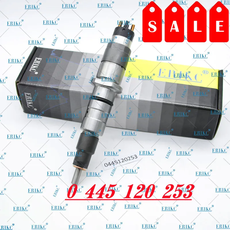 

ERIKC 0445120253 Common Rail Injector Nozzle 0 445 120 253 for Cummins QSB4.5 QSB6.7 Engine 5263312 4988301