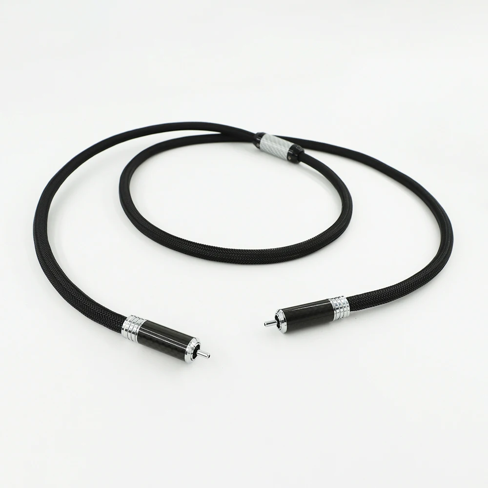 Muttersbach argento puro coassiale 75 Ω subwoofer cavo uscita SPDIF decodifica digitale TV amplificatore di potenza cavo audio 5.1