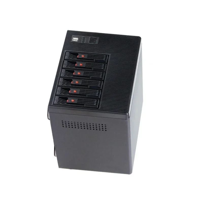 Sy1 Custom Hot Swap Server Chassis 8 bay Nas Network Attached Storage Server Case M-atx Tower Computer Case Desktop Pc Enclosure