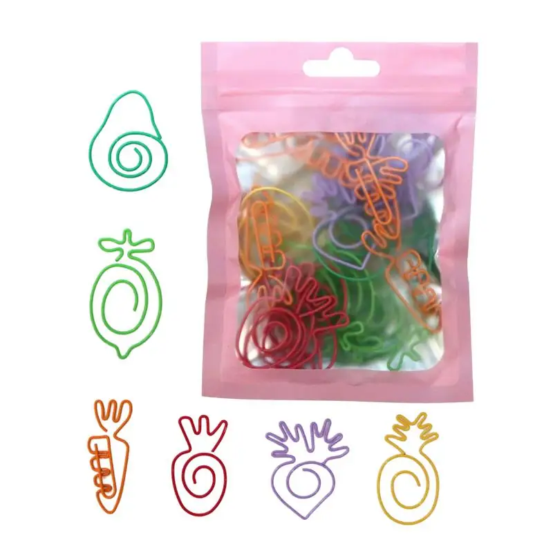 Klip kertas berbentuk lucu 30 buah klip kertas Mini kreatif Set bentuk hewan atau pesawat hadiah sekolah acak untuk guru rekan kerja