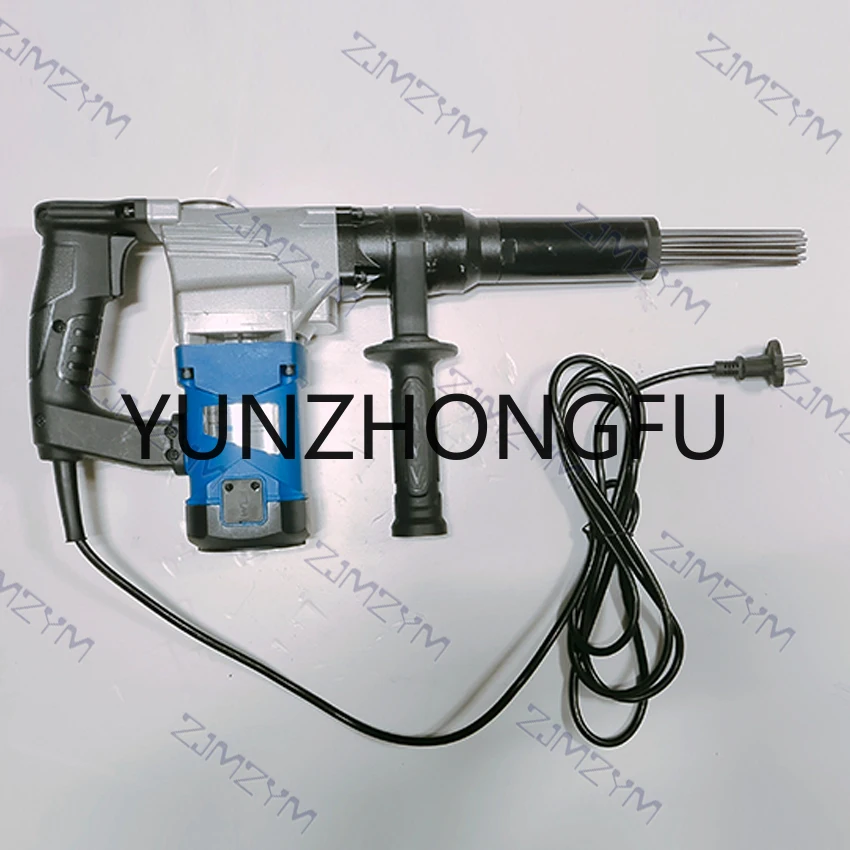 TD-53E 1100W Needle Derusting Gun Electric Jet Chisels Hand-Held Electric Needle Scaler Rust Removal Cleaning Machine 110V/220V