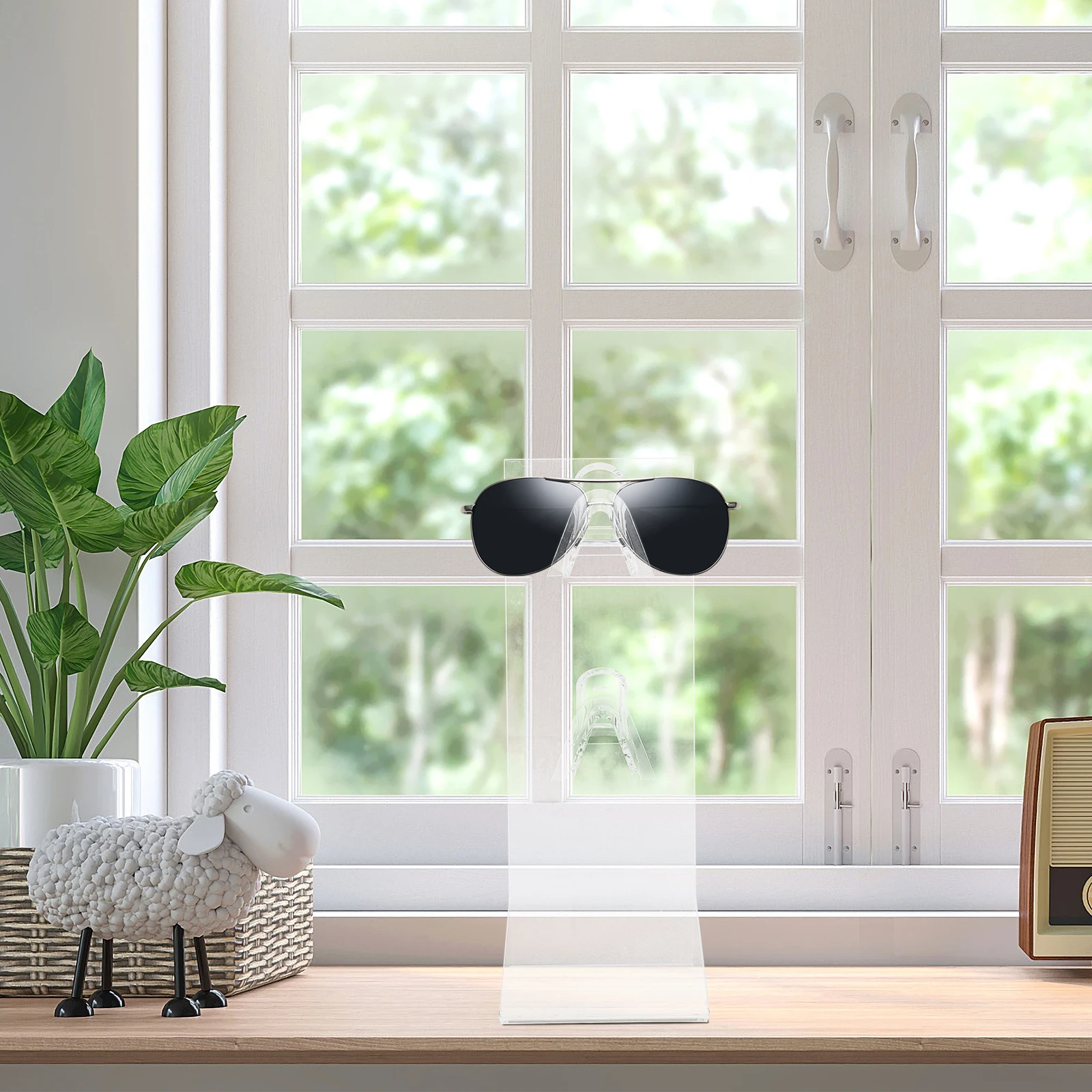 

Glasses Display Rack Acrylic Durable Organizer Multi-Layer Sunglasses Eyeglasses Storage Display Shelf Holder Stand