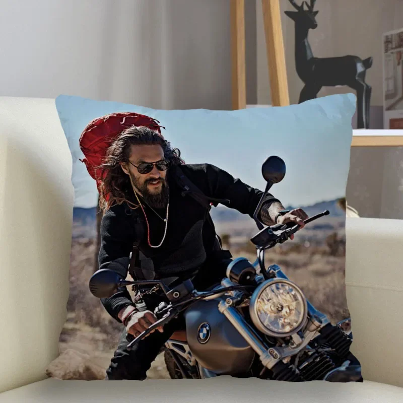 Musife Jason Momoa Pillowcase Custom Square Pillow Cover Case Zipper Pillowcase 35*35,40*40,45*45cm Drop Shipping