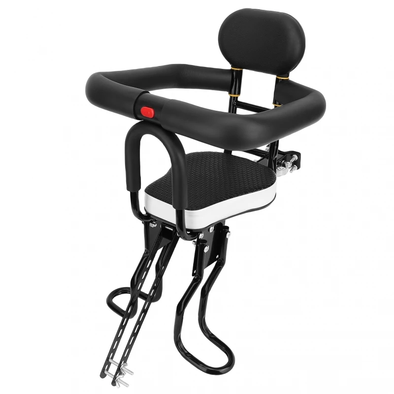 AliExpress NONE Child Bike Seat Electric Mountain Portable Thickened Sponge Seat 80KG Capacity for Multiple Models Front Mounted Child Bike Seat